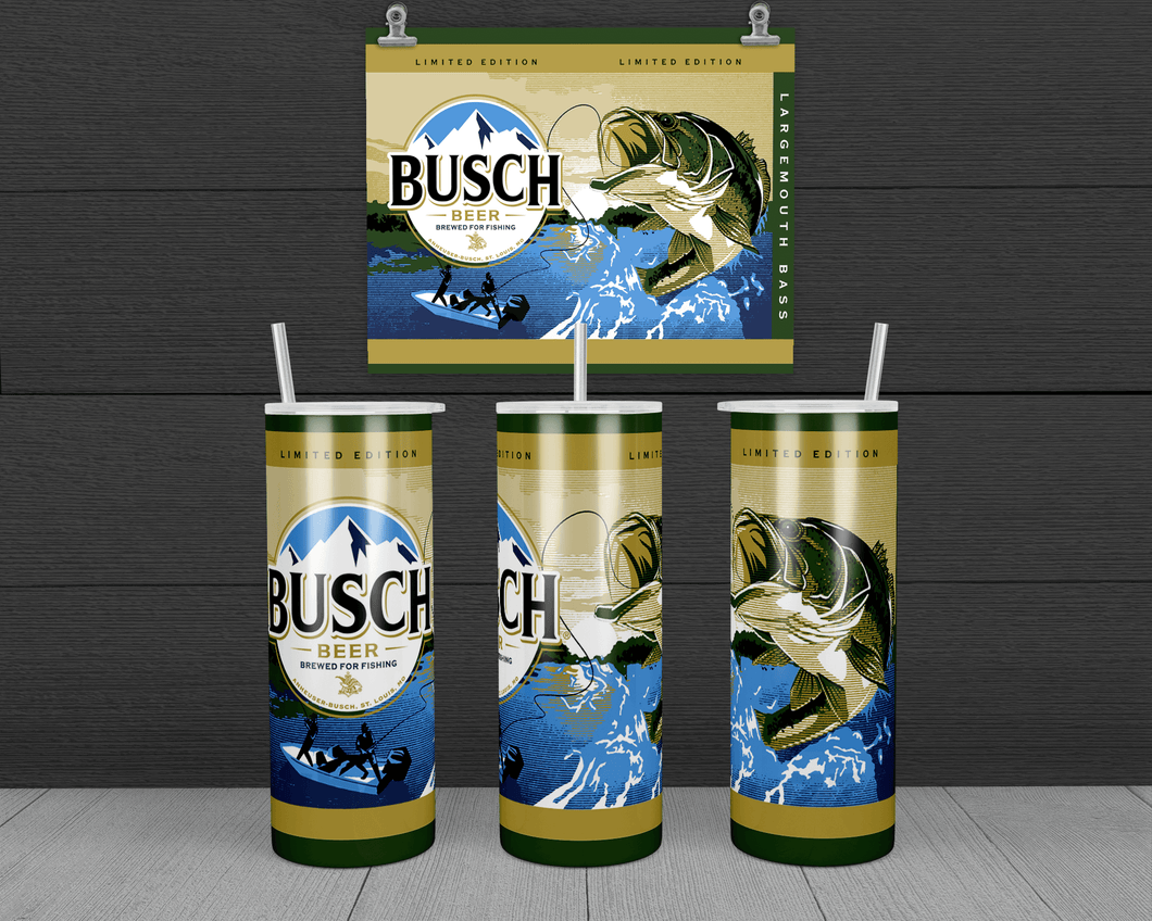 Gold Bass Busch Tumbler