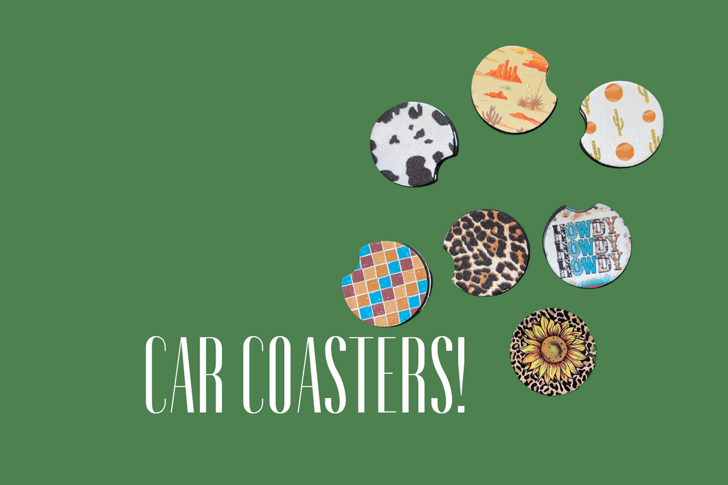 Custom Car Coasters
